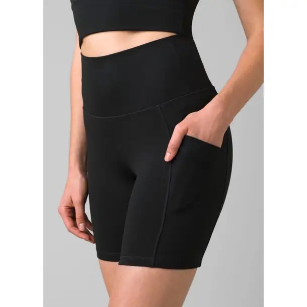Athletic Shorts Workout Sports Gym Yoga Running Bike Shorts Black Size Large